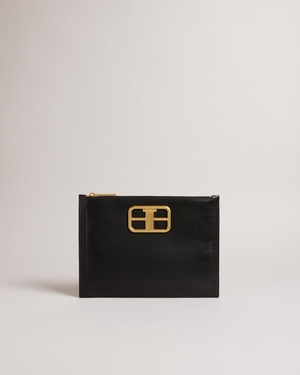 Pochettes Ted Baker Statement Hardware Noir Femme | LKT-31946786